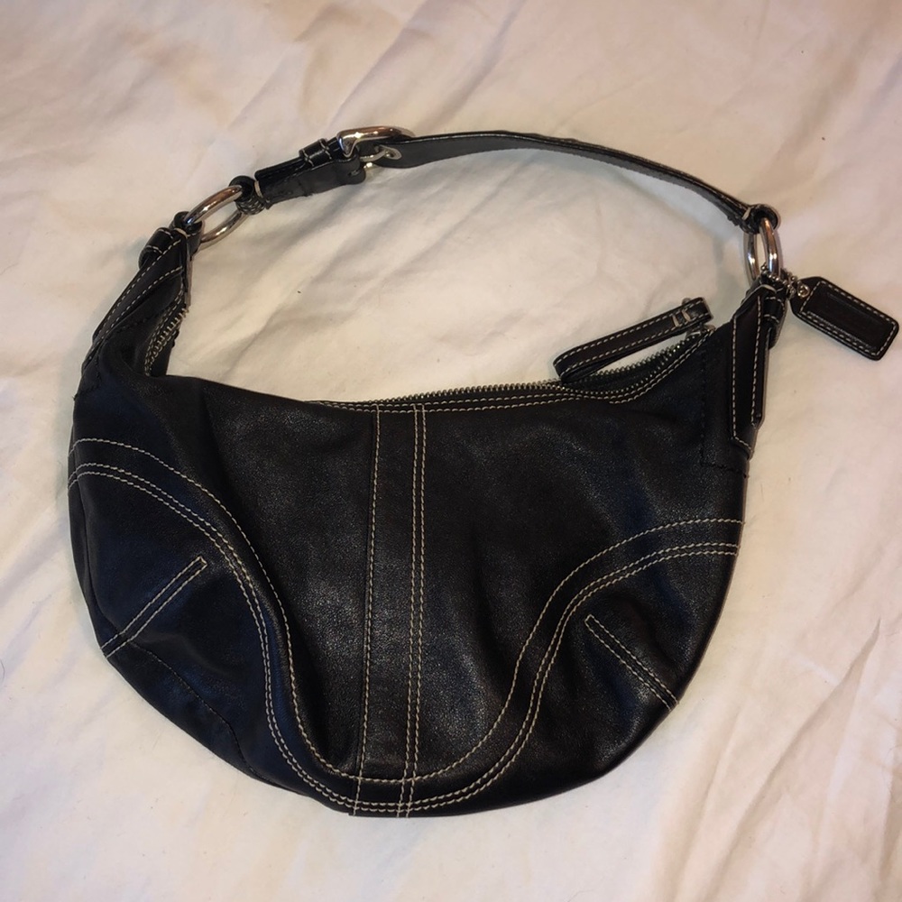 Small coach leather bag